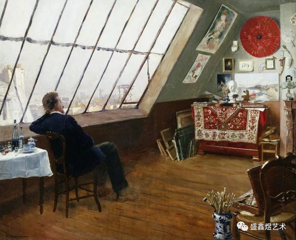 徐悲鸿的老师法国著名学院派画家达仰