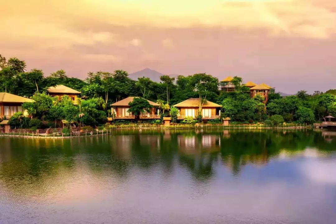 【国庆可用】￥888长泰唐宋花仙谷度假村~入住水岸湖景别墅房~享湖畔