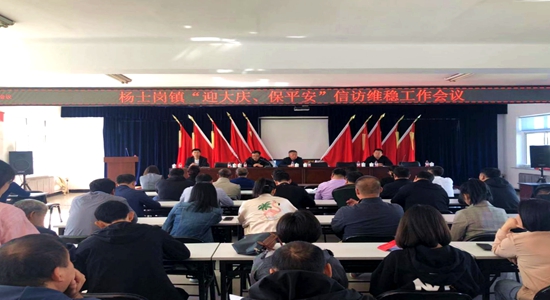 杨士岗镇多举措做好防风险保平安迎大庆工作