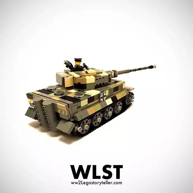 lego乐高moc作品欣赏wlst二战经典战车