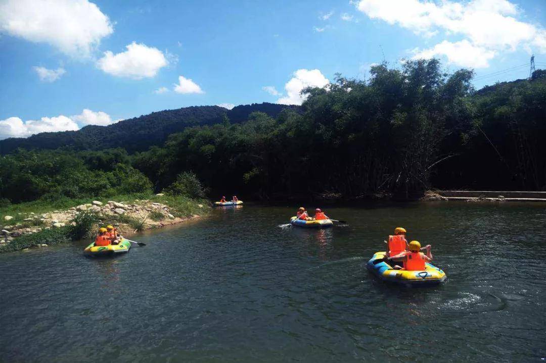 博罗罗浮山漂流开漂啦珠三角最适合的亲子漂流山作伴溪共舞浪起来
