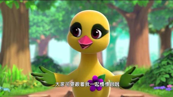 萌鸡小队鹈鹕阿姨真洋气萌鸡头一回见这样的长相
