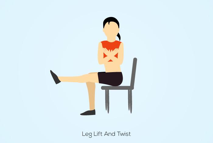 6种有趣的坐姿运动让你在办公室锻炼你的全身坐着也减肥