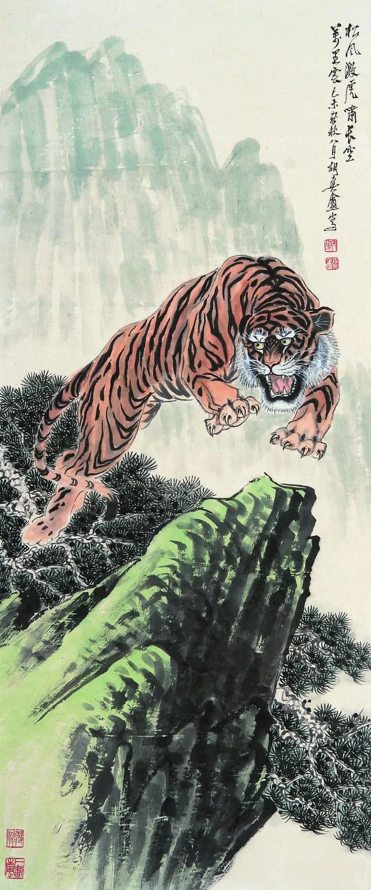 胡爽庵被埋没的现代画虎大师85幅