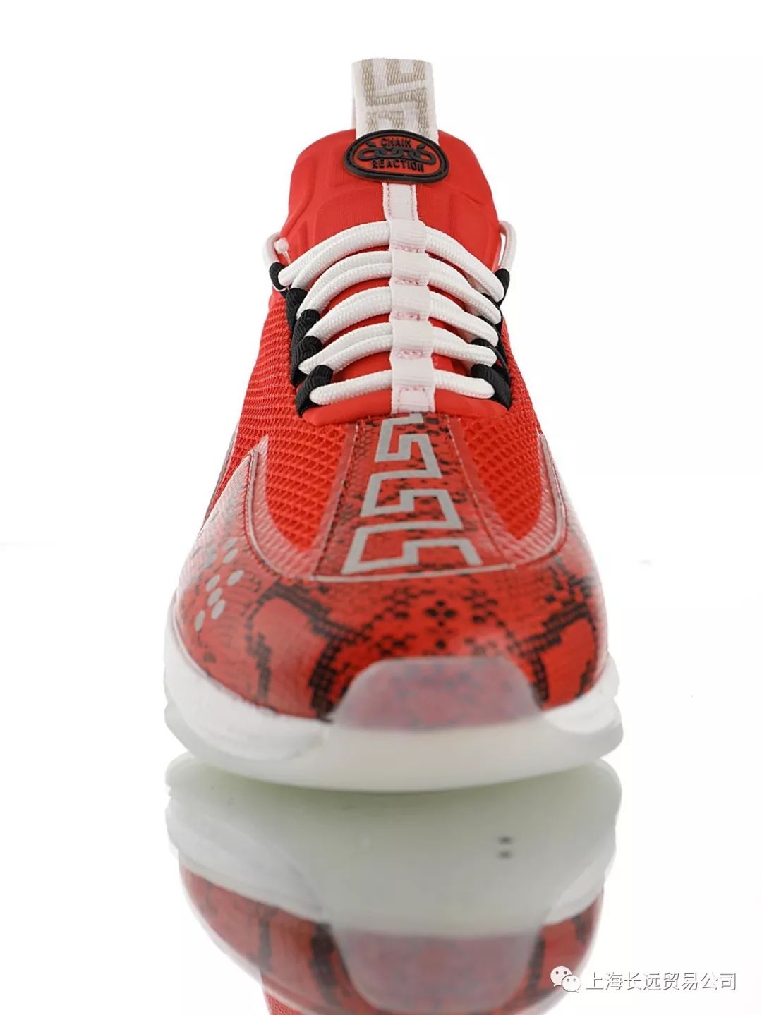 范思哲简版交叉纹老爹轻量网面复古慢跑鞋