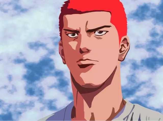 《灌篮高手》超强的身体素质 天生红发,樱木花道会是混血儿吗?