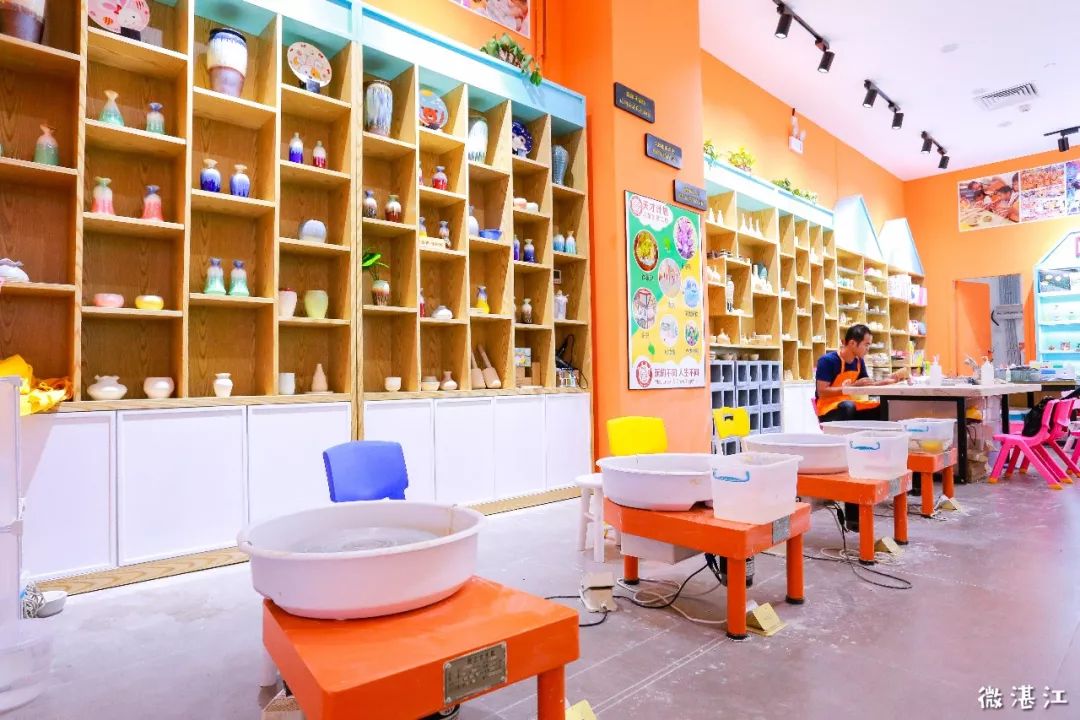 华都汇这家diy工坊自制口红陶艺手工拼豆30元不到玩一整天