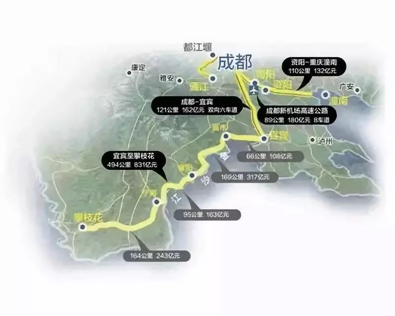 宜攀高速宜宾段路线图图片