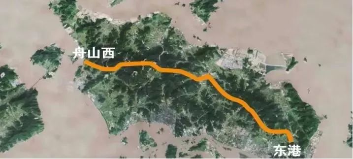 舟山329国道(东西快速路),富翅门大桥开通后,车子这样走_甬舟