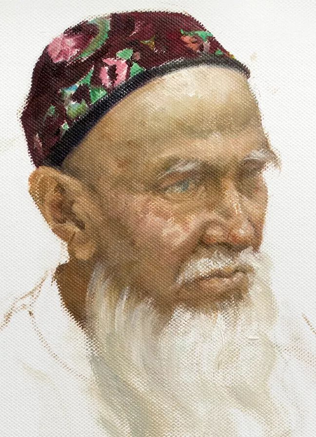 上美油画殷雄教授