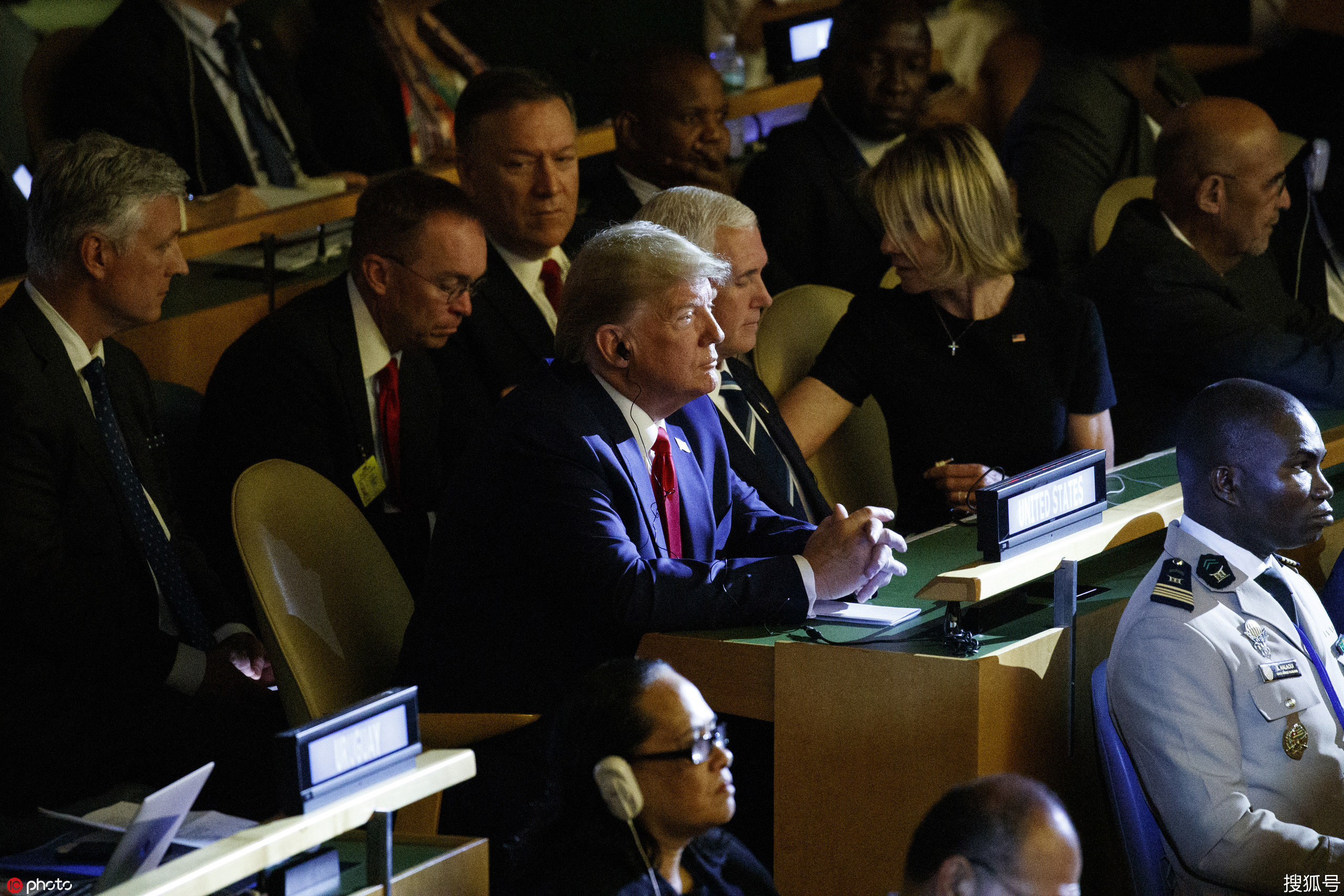 联合国气候行动峰会召开,原本预计将缺席的美国总统特朗普意外现身