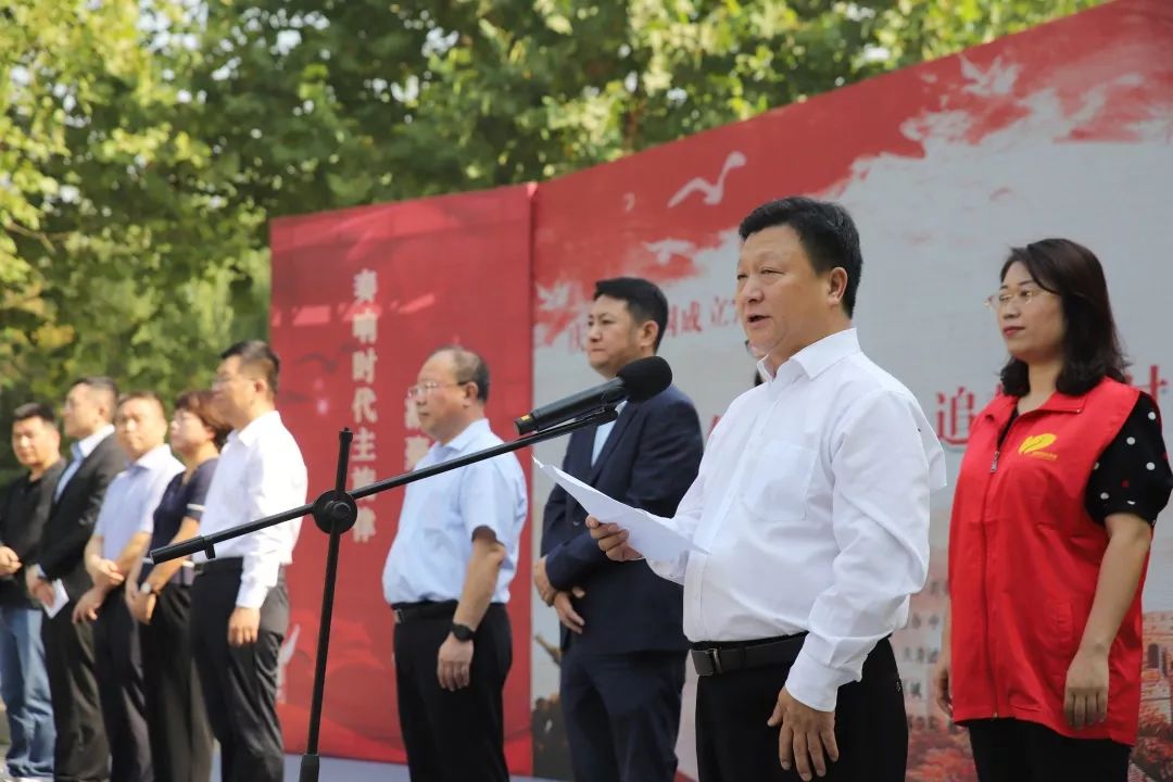 中共河北省委网信办副主任李建勋讲话随后,碧桂园志愿者协会河北分会