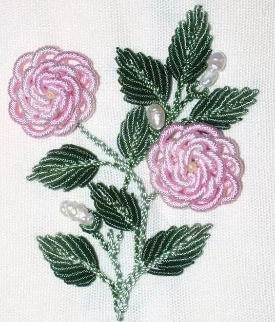 吹爆朋友圈学会卷线绣什么花都能绣了附教程