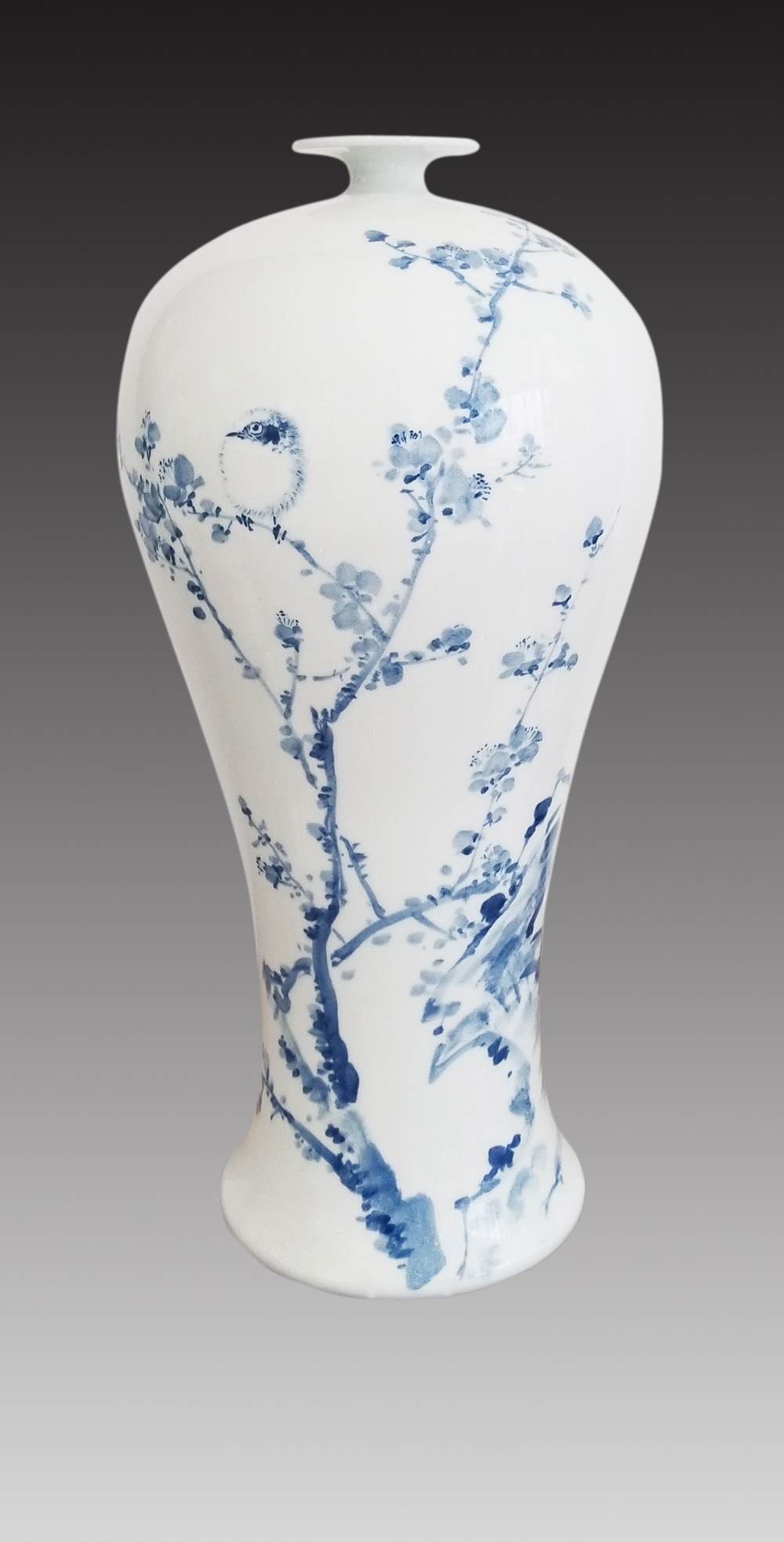 云在青天画在瓶周启鹏画瓷作品欣赏