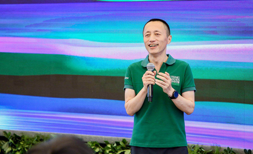 现场万科媒体会孙嘉的压力肥与郁亮的特别服气