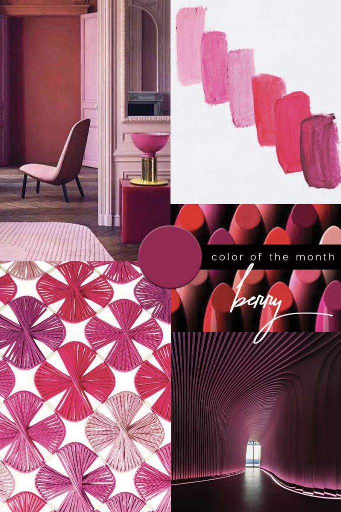 色彩流行趋势九月的颜色berryfusion华丽浆果色