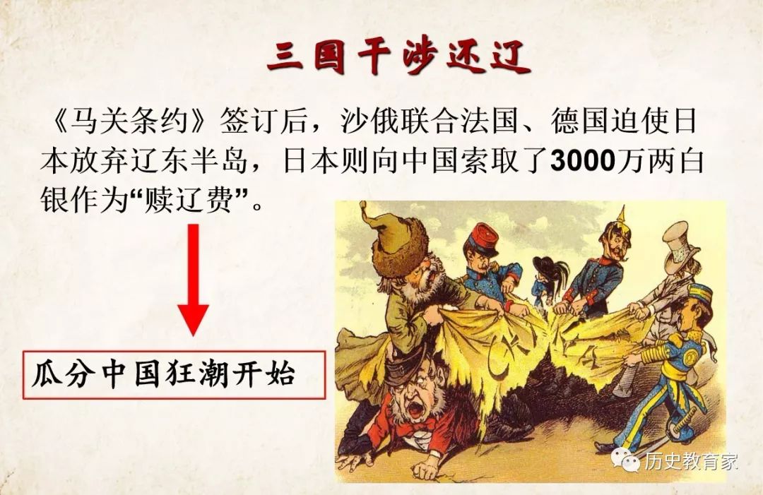 教学研究八上第5课甲午中日战争与列强瓜分中国狂潮课件