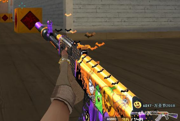 cf特效十足的高颜值武器死亡之翼常常见这把枪手感很好