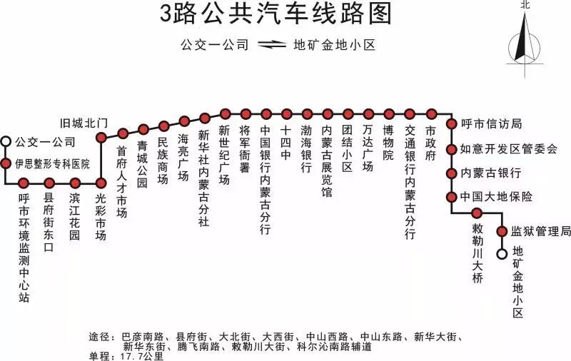 出行注意啦①交校路口至18中路段围挡施工②呼市多条公交线路调整