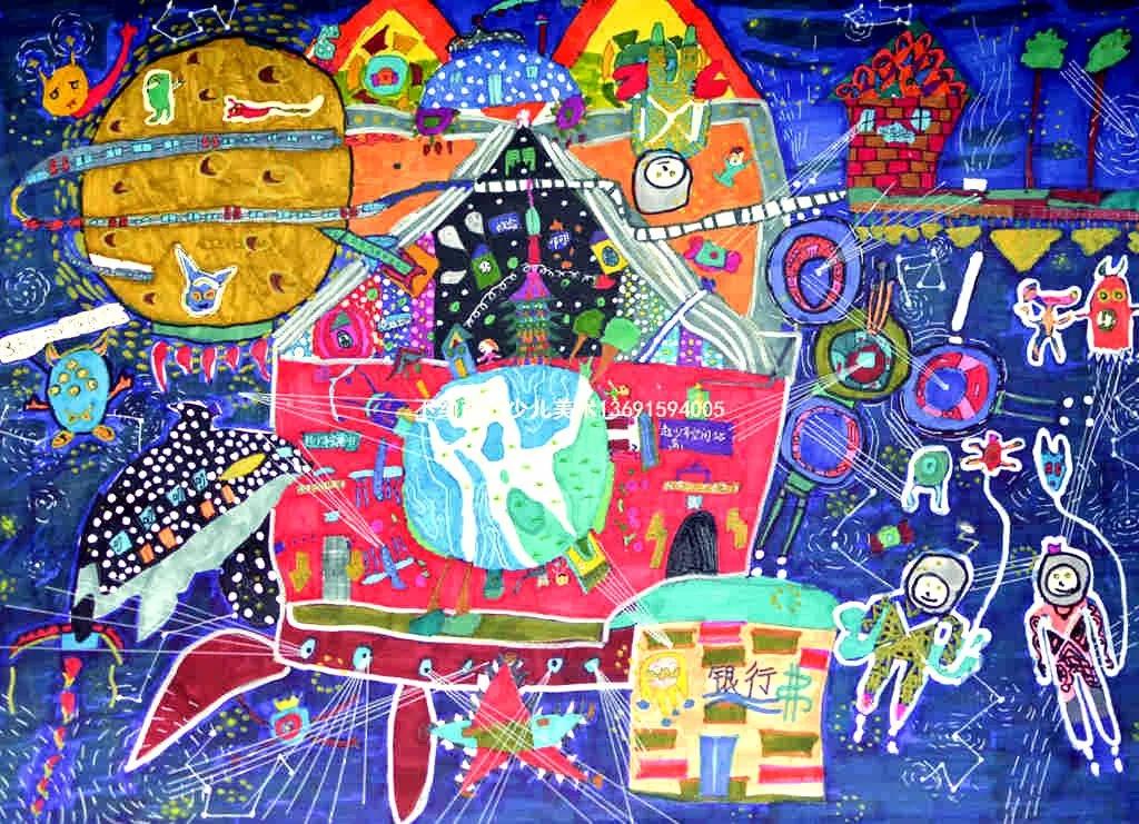 █环保科幻主题儿童绘画大赛获奖作品欣赏