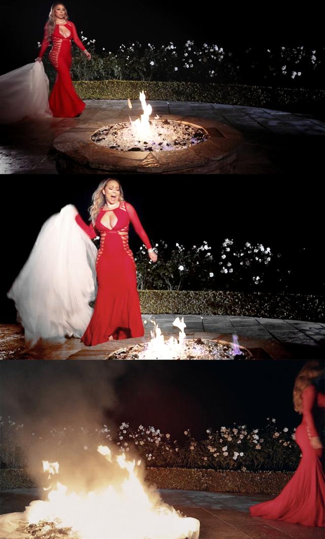 名流们的天价婚纱不仅穿起来过瘾烧起来也很过瘾