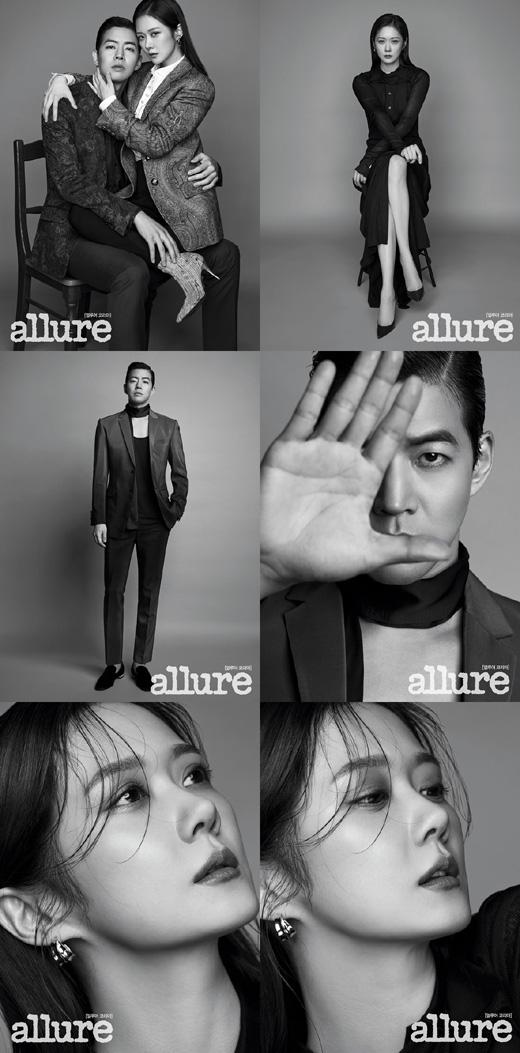 韩国艺人张娜拉李尚允携手拍杂志写真