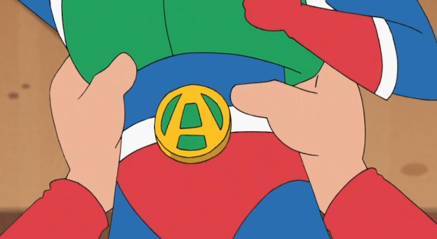 动感超人开口说话了蜡笔小新惊掉下巴