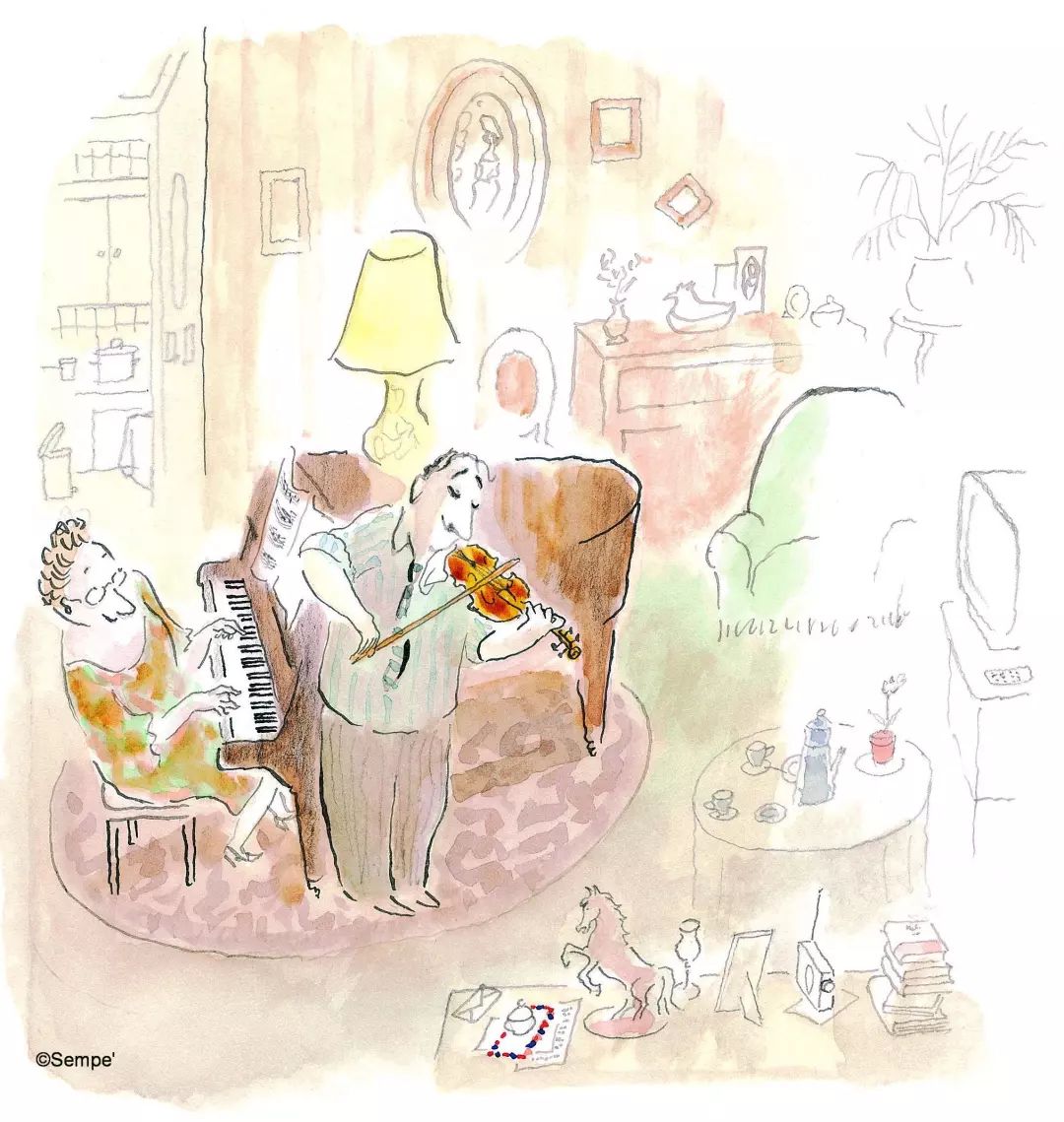 桑贝是法国最著名的插画家之