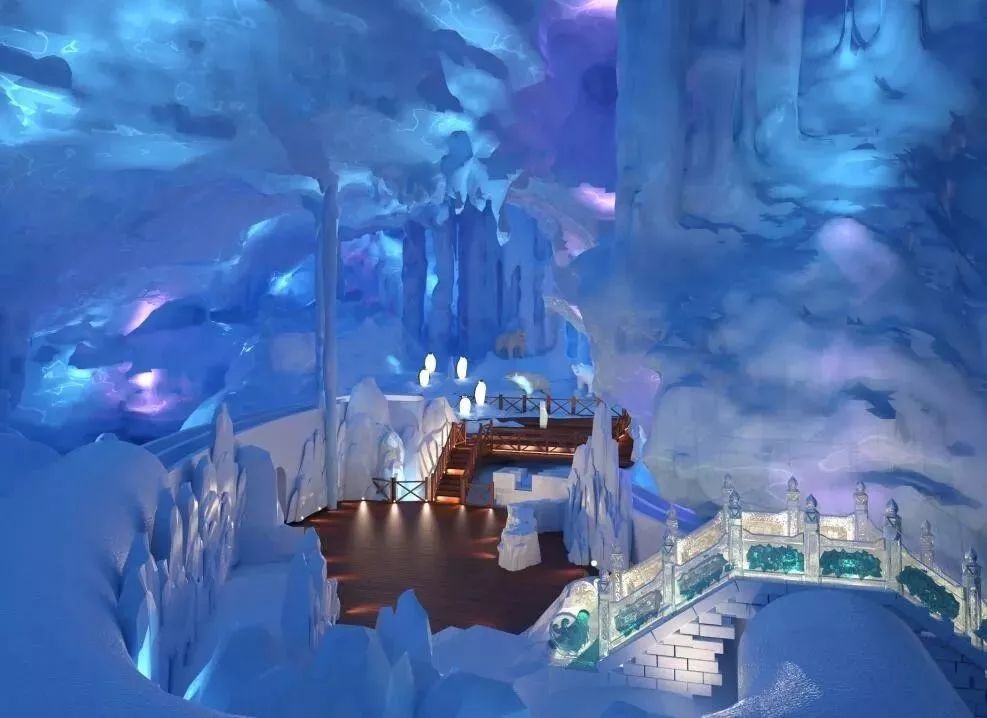 龙宫仙境景区的冰宫可以玩啦在秋天也能体验冰雪世界