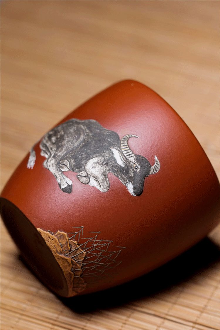 抟十二生肖主人杯王龙泥绘