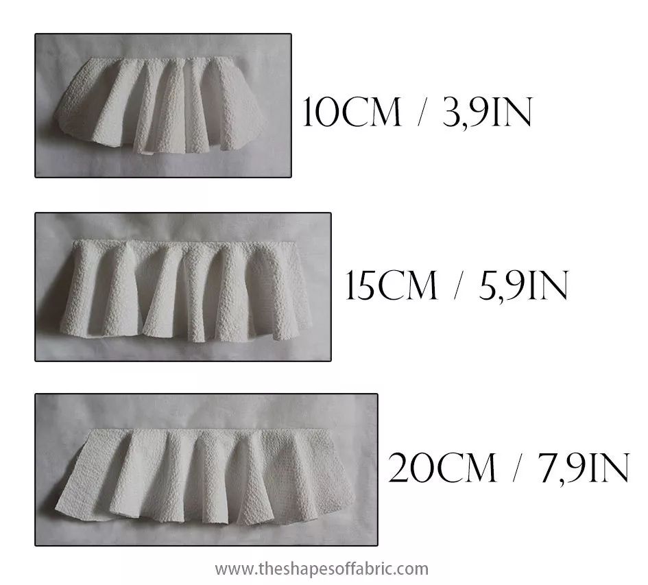 十种荷叶边的纸样画法拿走不谢