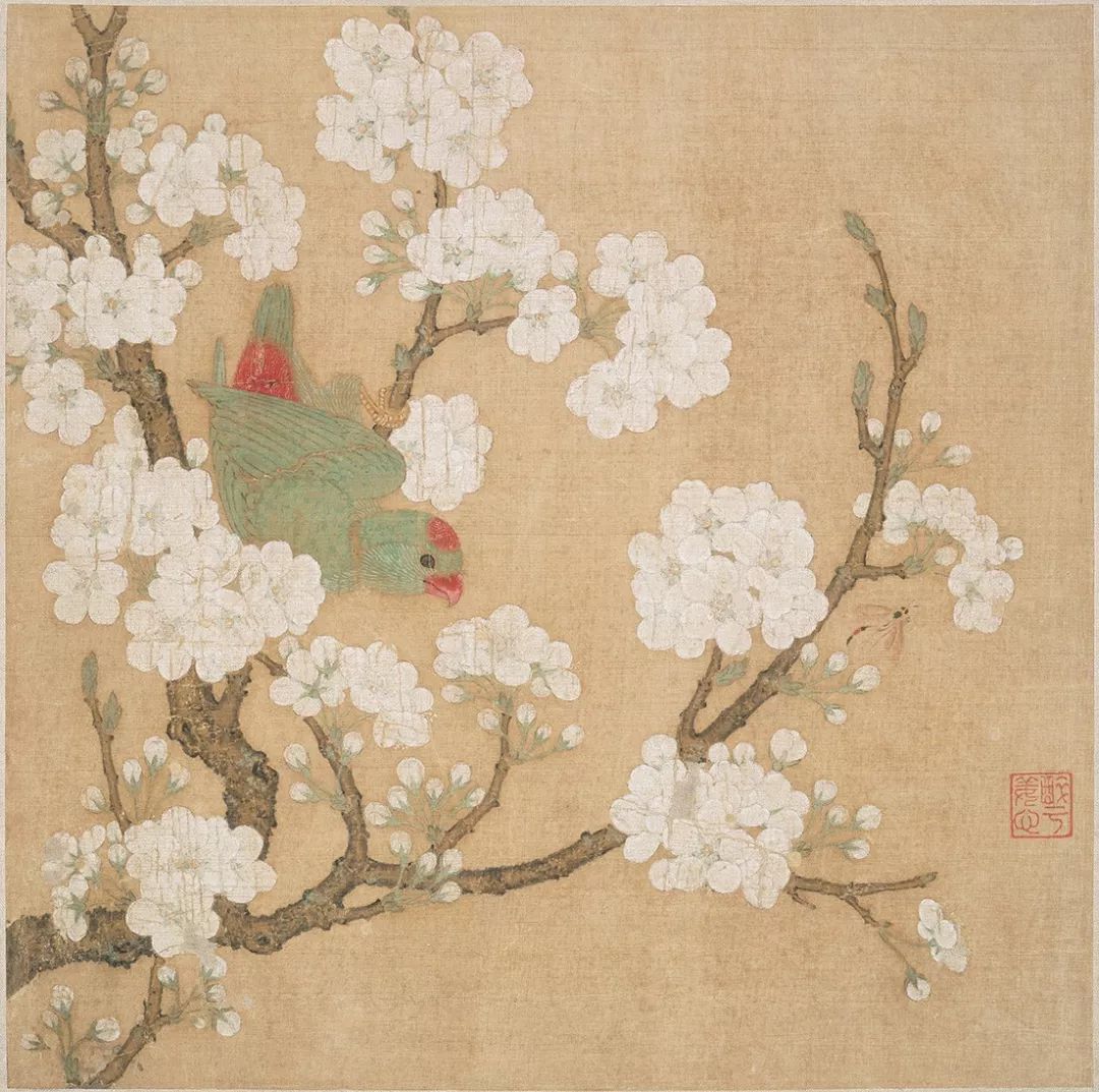 宋代折枝花鸟画构图程式剖析_形式