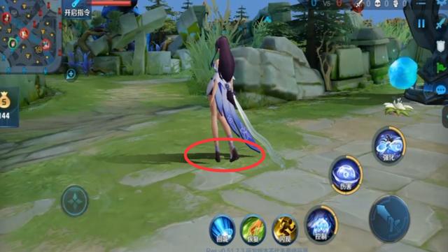 原创王者荣耀新英雄西施的3d视角下的模型展示就比鲁班高一个头