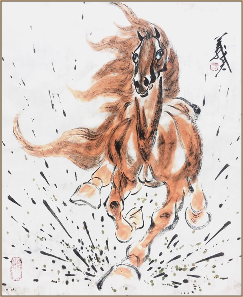 当代书画家冯义兵艺韵百科推荐