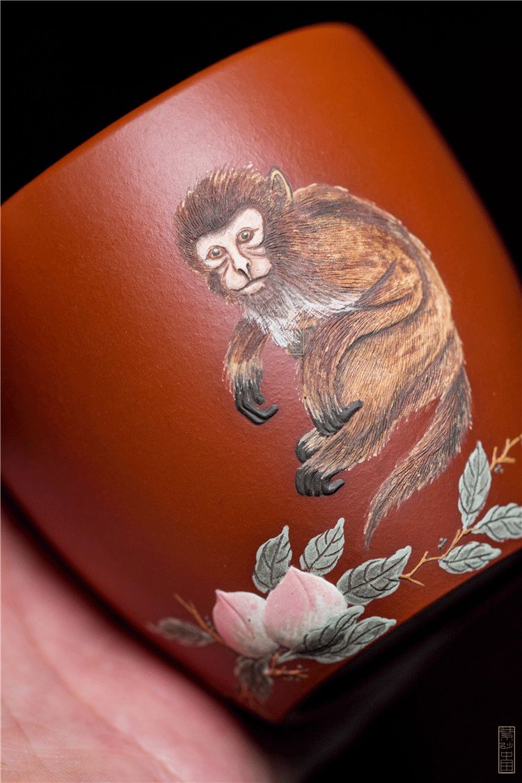 抟十二生肖主人杯王龙泥绘