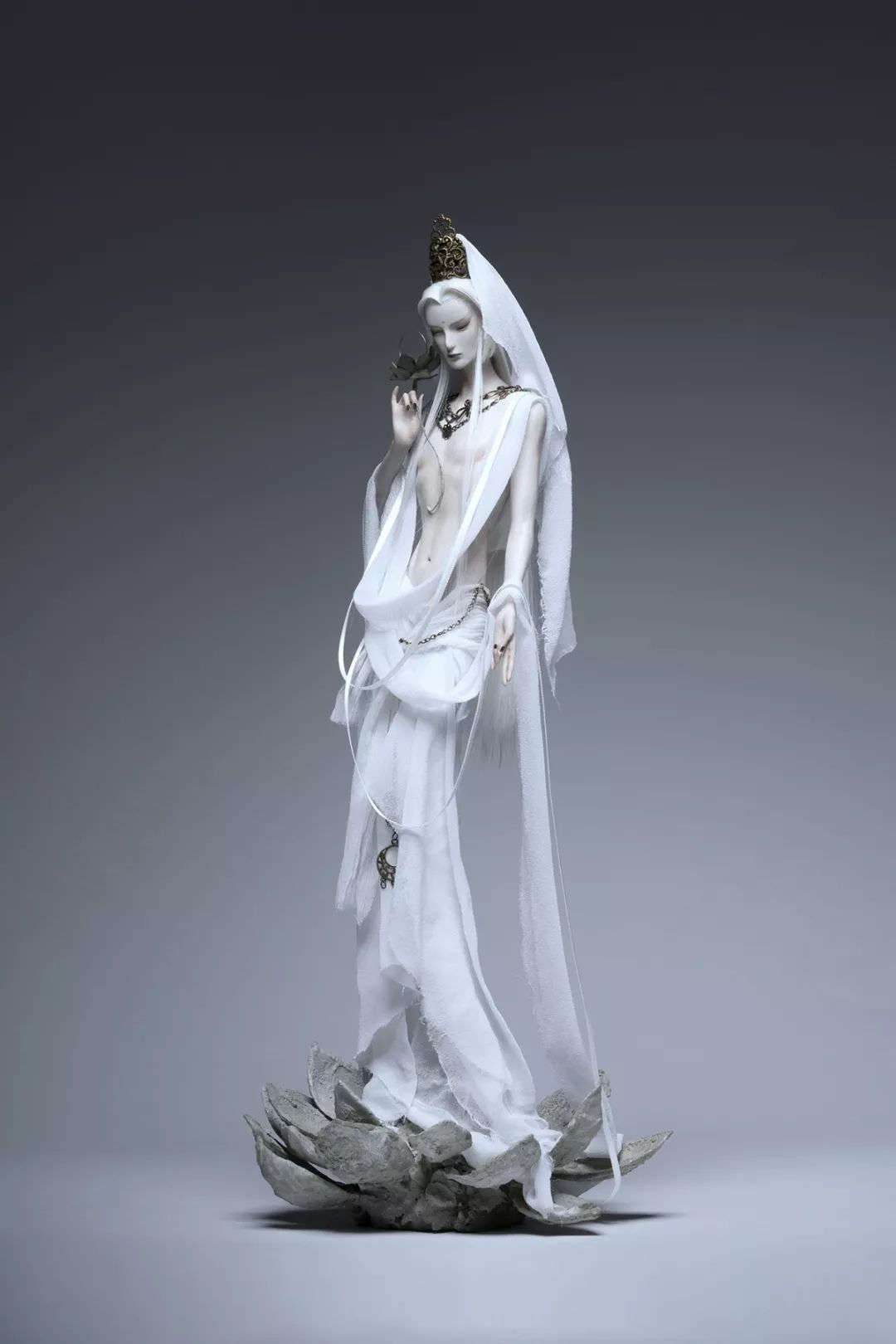 中国风雕塑 | 花雕老吴"若以色见我"系列