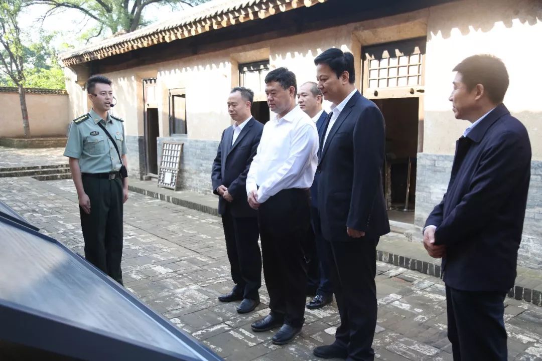 渭南市委秘书长朱福俊,我市领导褚锦锋,黄忠良以及相关部门,镇办负责