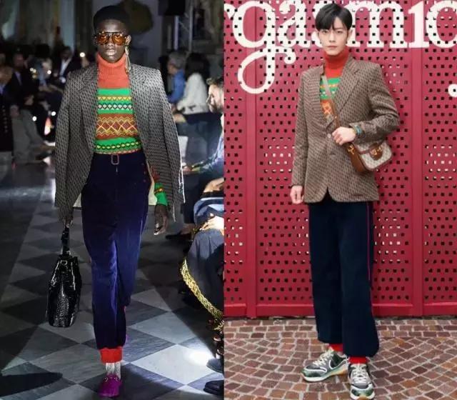 gucci惨变tucci,是衣服本身难看,还是肖战没hold住?_造型