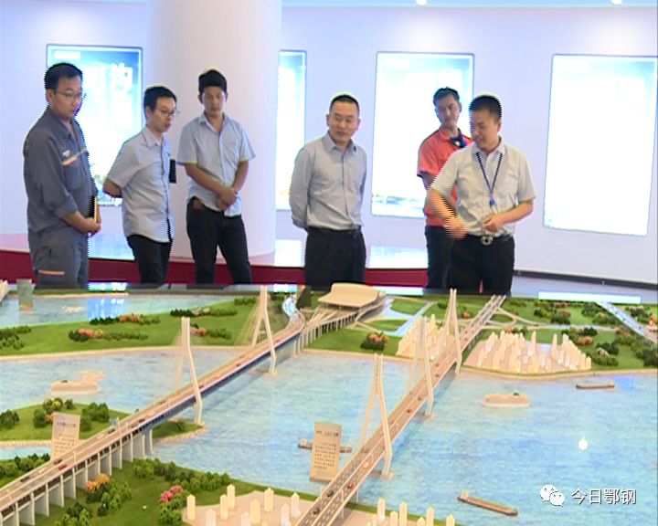 艾兵带领销售部,轧材厂,制造管理部,经营财务部等相关领导走访鄂州