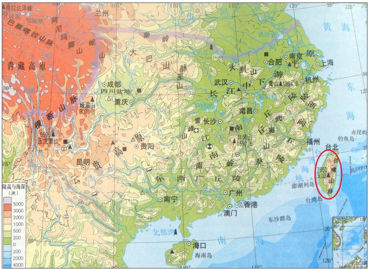 雪峰山脉地图图片