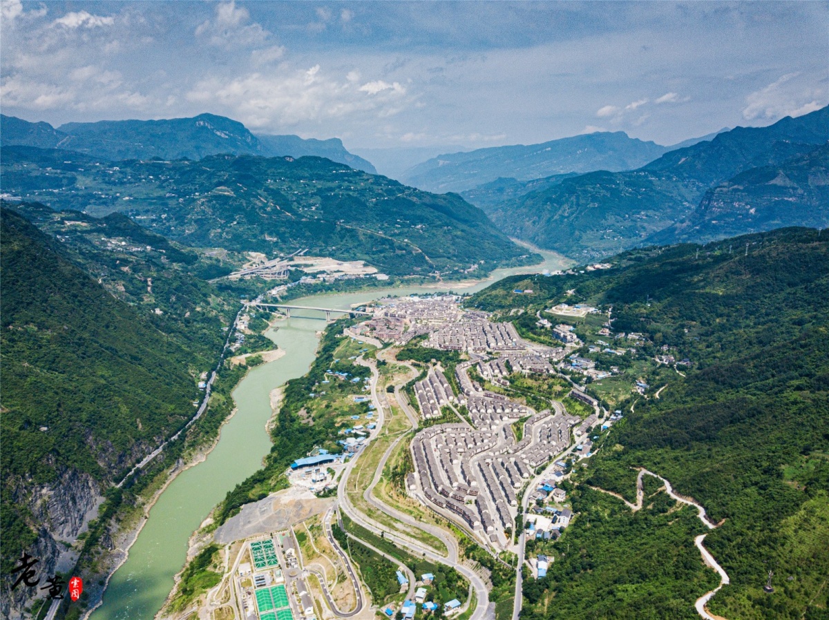 原创武隆有个纤夫文化主题古镇500米高空看全貌游客难怪叫这名