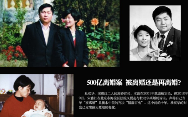 丈夫在外创业,妻子携子跑路,十年后丈夫身价百亿,妻子要求分家_杜双华