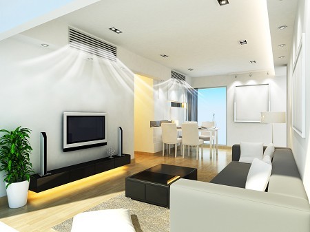 铜管虽然暗藏在吊顶里面,但是铜管出现问题需要维修的概率小到几乎不