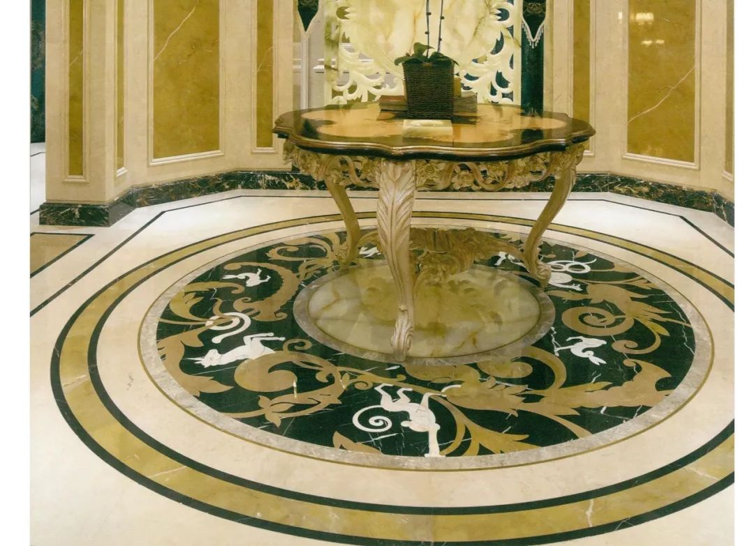 收藏水刀拼花效果图旋转跳跃我好看无极限