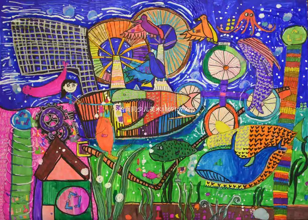█环保科幻主题儿童绘画大赛获奖作品欣赏