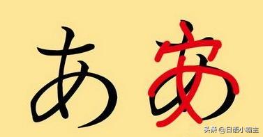 い 羅馬音i,來自漢字以(yi)的草書,發音接近う 羅馬音u,字形與烏(wu)