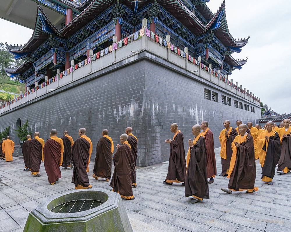 我经常说我们出家人就是一条大鱼,佛法,寺庙就是大海,就是池塘,海水没