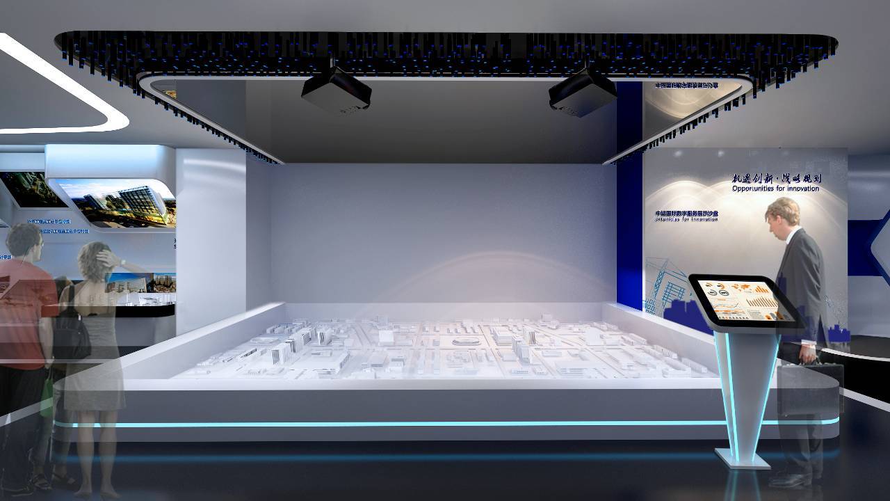 展厅数字沙盘制作数斯创展专业数字沙盘设计的优势