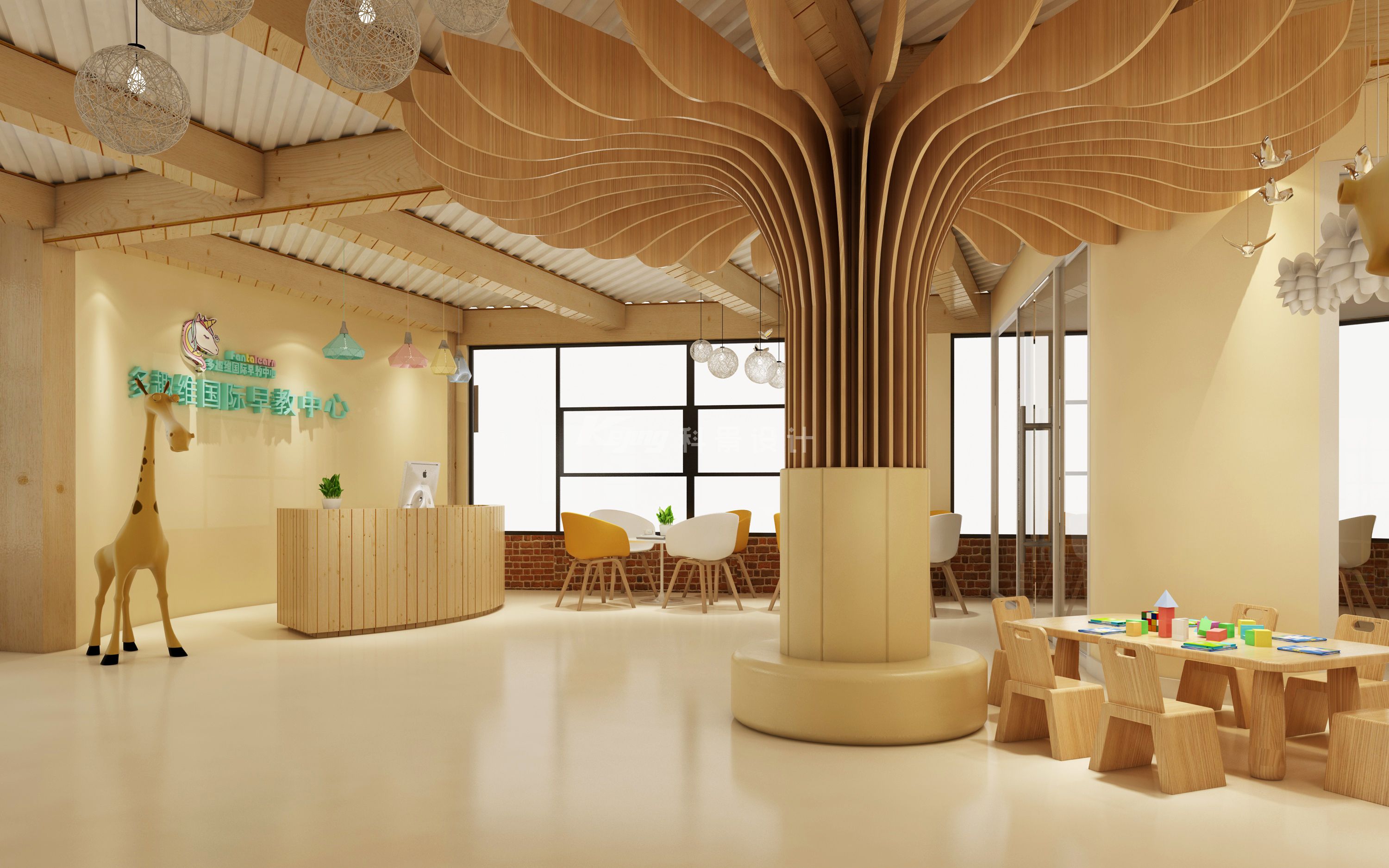 盘点科景装饰5个走心的教育空间装修设计案例