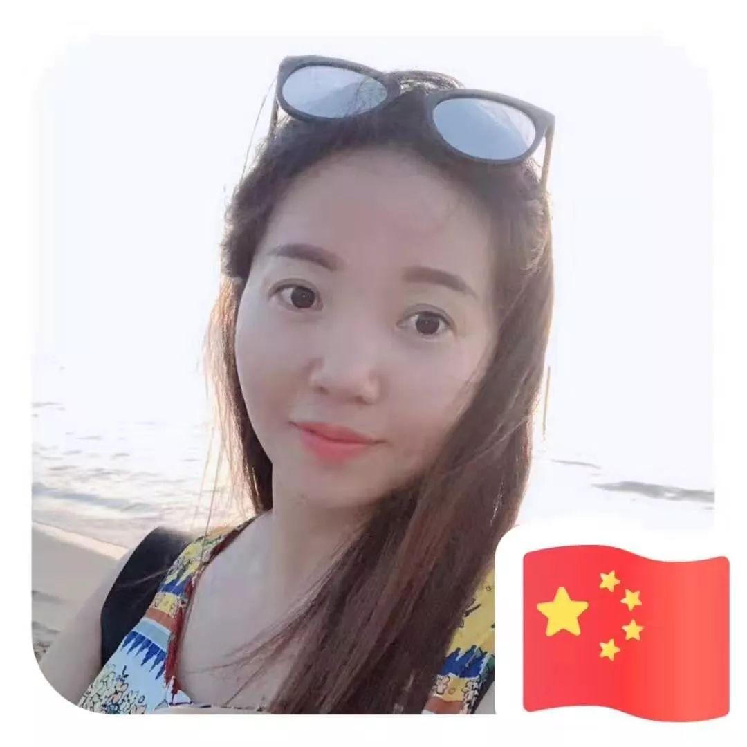 头像中国国旗女图片